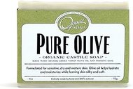 Pure Olive Soap | Organic Extra Virgin Olive Oil | Castile Soap for super Sensitive &amp; Mature Skin| Hypoallergenic, Moisturizes, Anti-aging,