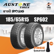 AUSTONE Size 185/65R15 Model SP602 2 Lines Year 2026 + Free Genuine Tire Valve