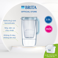 Bình lọc nước BRITA thủy tinh GlassJugOne (có sẵnc nước BRITA thủy tinh GlassJugOne (có sẵn 1 Lõi Ma