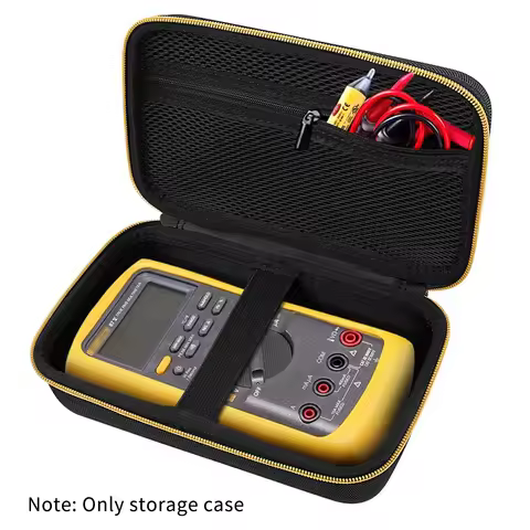 (CASE ONLY)Hard Carrying Case for Fluke 87-V/ 87V Max/ 88V/ 15B+/ 17B+ and More Digital Multimeter,