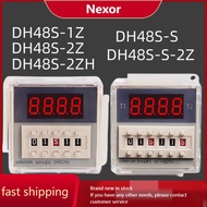 Nexor Omron DH48S-S/DH48S-1Z/DH48S-2Z/DH48S-2ZH Digital Display Circulation Time Relay DC12V/24V AC1