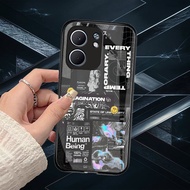 Latest Oppo A5X Glass Softcase 2025 - Oppo A5X Case - Oppo A5X HP Case - Oppo A5X HP Casing Full Cov