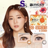 (2 PCS) Blincon DD 3 Months Lens Disposable  Cosmetic Color Contact Lenses Months Lens 3/3