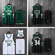 NBA Jersey Basketball Uniform Suit Milwaukee Bucks Giannis Antetokounmpo Jersey