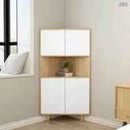 ◐▬Corner cabinet storage shelf living room triangle dining side bedroom