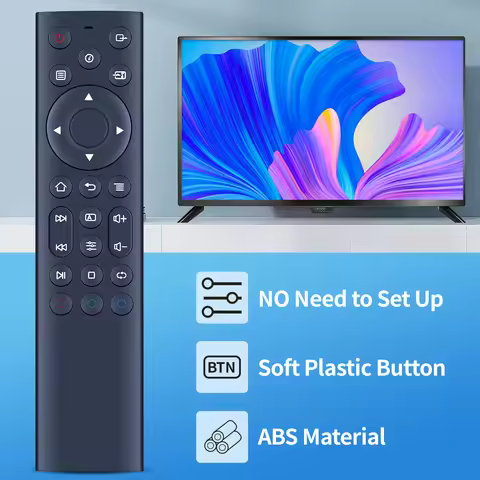 For ZIDOO V10 MINI Media Player Bluetooth Infrared Backlit Remote Control