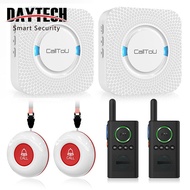 Daytech Caregiver Pager Wireless Alert Button Home Intercom System Long Range 2 Way Radio for Home