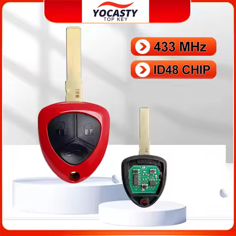 YOCASTY 3 Button Smart Remote Key Fob For Ferrari 458 Italia California 599 GTB Fiorano FF 2009-2014