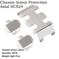 Metal Chassis Armor Protection Axial SCX24 1/24 Rc Car Part Upgrade