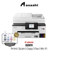 Canon Maxify GX2070 A4 Printer (Print,Scan,Copy,Fax,Wifi Direct,15ipm/10ipm,2.7" Touch Screen LCD)