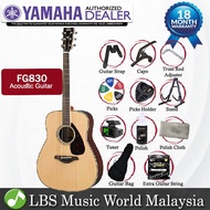 Yamaha FG830 41 Dreadnought Solid Sitka Spruce Top Acoustic Guitar Natural (FG 830)