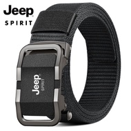 Men Men's Tactical Canvas Belt Men's Automatic Buckle Pants Belt New Style Trendy Men's Woven Youth 