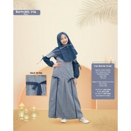 Terbaru Gamis Anak Nibras Nibras A60 Iris Gamis Anak Blue Serimbit Nib