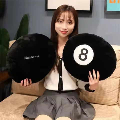 Sofa Decor 35/50CM Home Decor Billiards 8 Ball 8 Ball Pillow 8 Ball Plushies Simulation Billiards