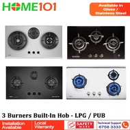 3 Burners Built-In Hob LPG / PUB [Multi Models]