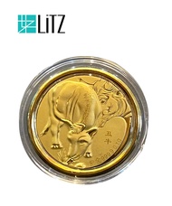 LITZ Zodiac Red Packets 999 Pure Gold Coin 0.10g AP0017
