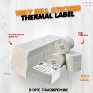 Thermal Paper Label Sticker AWB Shipping Courier Airway Bill Consignment Note Thermal Sticker