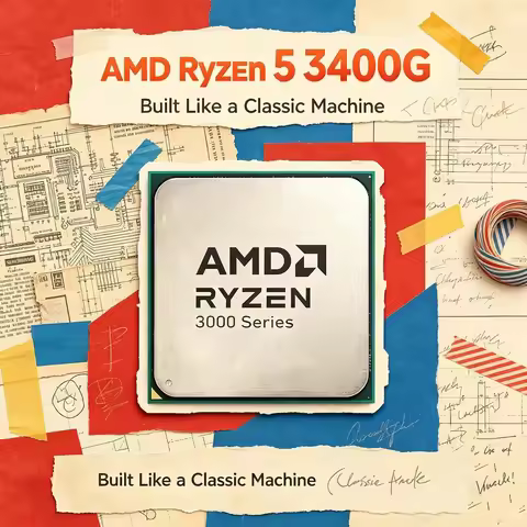 AMD Ryzen 5 3400G R5 3400G CPU Processor AM4 Socket 4.2GHz 4-Core 8-Thread 65W L3 8MB