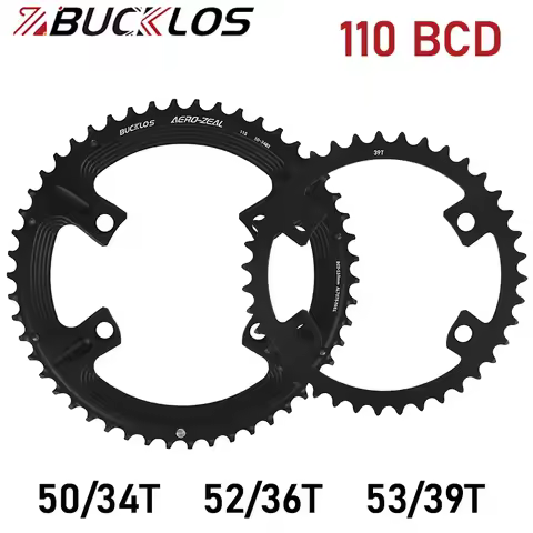 BUCKLOS 110 BCD Bike Chainwheel for R7000 R8000 R9000 R9100 Road Bicycle Chainring 4 Holes Road Bike