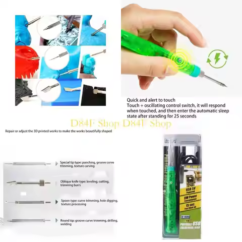 D84F Portable Print Finishing Tool SI-169U Soldering Iron Pen 8W