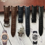 "Patek Philippe Nautilus Genuine Leather Strap – Handmade Luxury Watch Band for 5711, 5990" replacem