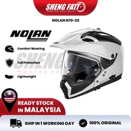 NOLAN N70-2X Classic Full Face Helmet Motor Visor Topi Keledar Keselamatan Full Face Original Superb