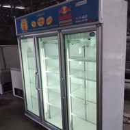 Showcase SandenIntercool 3 pintu bekas/second