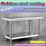 Table top kitchen, gas stove, kitchen table rack, stainless steel table top, kitchen island, stainle
