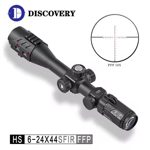 Discovery HS 6-24X44SFIR-FFP Shockproof Rifle Scope First Focal Plane Hunting Illuminated Scope 30mm