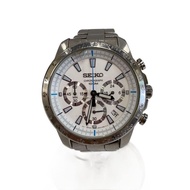 SEIKO mens watches quartz wrist watch analogues stainless SLV 6T63-00D0 Direct from Japan Secondhand