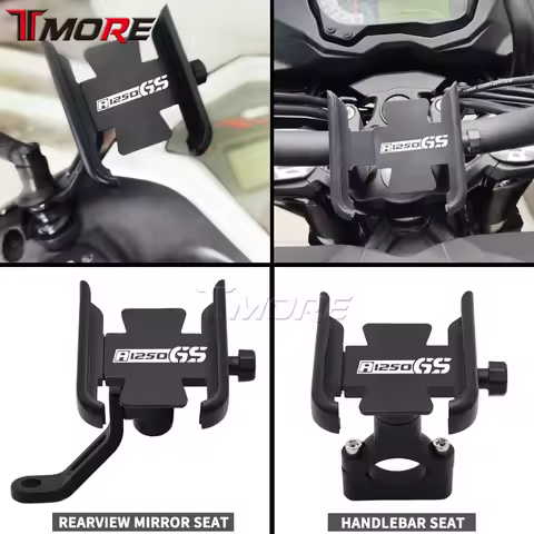 For BMW R1250GS R1250 GS Motorcycle Accessories Handlebar Rearview Mobile Phone Holder GPS Stand Bra