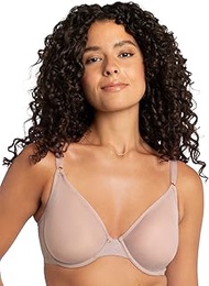 Women's Sheer Demi Underwire Bra, Bark (Mesh), 36DDD