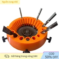 【IN VN】Drill Sharpener 2-13mm, Manual Grinding, Highly Accurate, Easy to Use with Angle Grinder, Ver