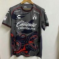 เสื้อฟุตบอลทีมชาติเวเนซุเอลา Tijuana แขนสั้น สีเทาดำ ฤดูกาล 2021 เสื้อผ้ากีฬาผู้ชาย วัสดุคอตตอนผสมโพ