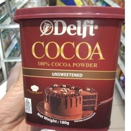 Delfi Cocoa Powder Delfi 100% Serbuk Koko Asli Tanpa Gula