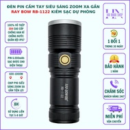 Đèn pin siêu sáng RB 1122 - Chiếu xa 700-1000M. Pin trâu - Chống nước - Kiêm sạc dự phòng