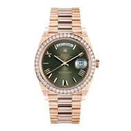 Rolex Rolex Day-Date (Reference 228345RBR). A 40mm unworn rose gold automatic wristwatch with day an