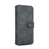 DG Ming 華為 P30 Lite 復古油邊系列 PU手機皮套 錢包款 保護套 插卡 帶支架 華為