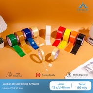 CRYSLENE Clear Brown Duct Tape 2 Inch (72 Yards & 90 Yards)