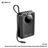 [CCC Certified] FC-02 Scuba Series 45W 2 Fast Charging Cables Power Bank 20000mAh