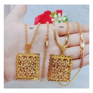 Titanium Necklace set Pendant Model Necklace D07/08