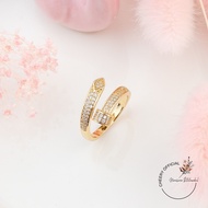พร้อมส่ง แหวนคาเทียร์ แหวนหัวตะปู แหวนเพชรงานแฟชั่น แหวนเพชรCZ แหวนลายสวยๆ ใส่ติดนิ้ว ใส่ได้ทุกวัน