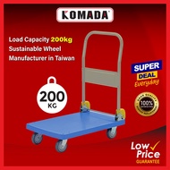 TTF Rack™ (KOMADA KPT SERIES ) 200/300KG Foldable Handle Platform Trolley Heavy Duty/Kereta Tolak Be