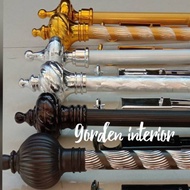 IRON CURTAIN ROD | CURTAIN ROLLET| FULSET CURTAIN ROD