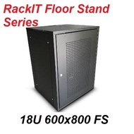 Hotdeal ( Free Shipping Klang Valley ) RackIT 19" 18U 600x800 Floor Stand Server Rack - 19" RackIT 1
