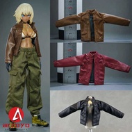 Jacket Leather Cargo Scale 1/12 Pants Clothes Model Fit 6" Snail Shell Romankey Female Solider 6"