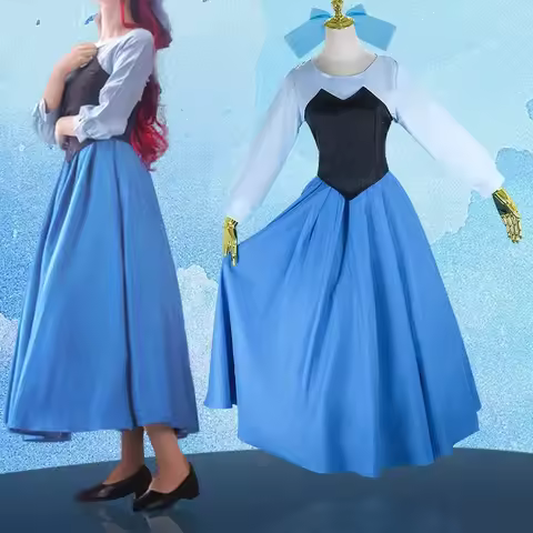 Hots Adult Costume Ariel Costume The Little Mermaid Cosplay Costume Ariel Cos Princess Gown Hallowee