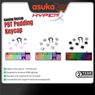 HyperX PBT Pudding Keycap-US - (Black/White/Pink)