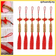📎 6pcs Simpul Cina Riben Keberuntungan Syiling Feng Shui Loket Kereta