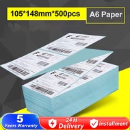 500pcs Thermal Paper Sticker A6 Paper Roll Airway Bill Sticker Thermal Label AWB Consignment Note 订单打印纸 TS01